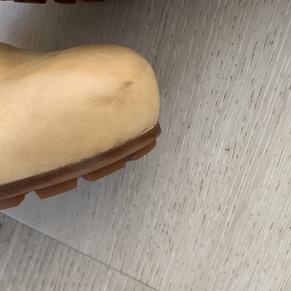 Anthropology BACIO 61 PALPARE Tan Leather KNEE BOOTS braided LEATHER HARNESS 8 - Picture 5 of 13